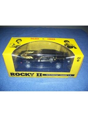 🇨🇦NOW$60🍀 Rocky 2 Movie 1979 Pontiac Firebird Limited Edition Di-Cast Toy Car